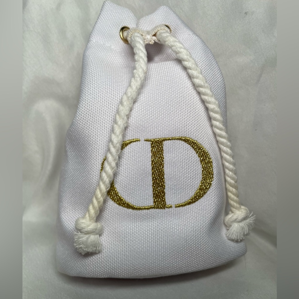 DIOR Mini Drawstring Cosmetics Toiletries Bag
